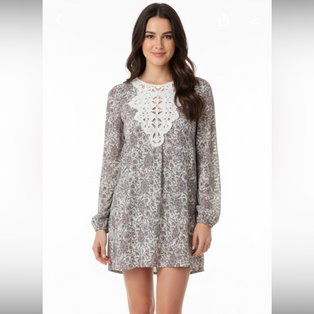LILA Clothing Co floral boho dress size xsmall